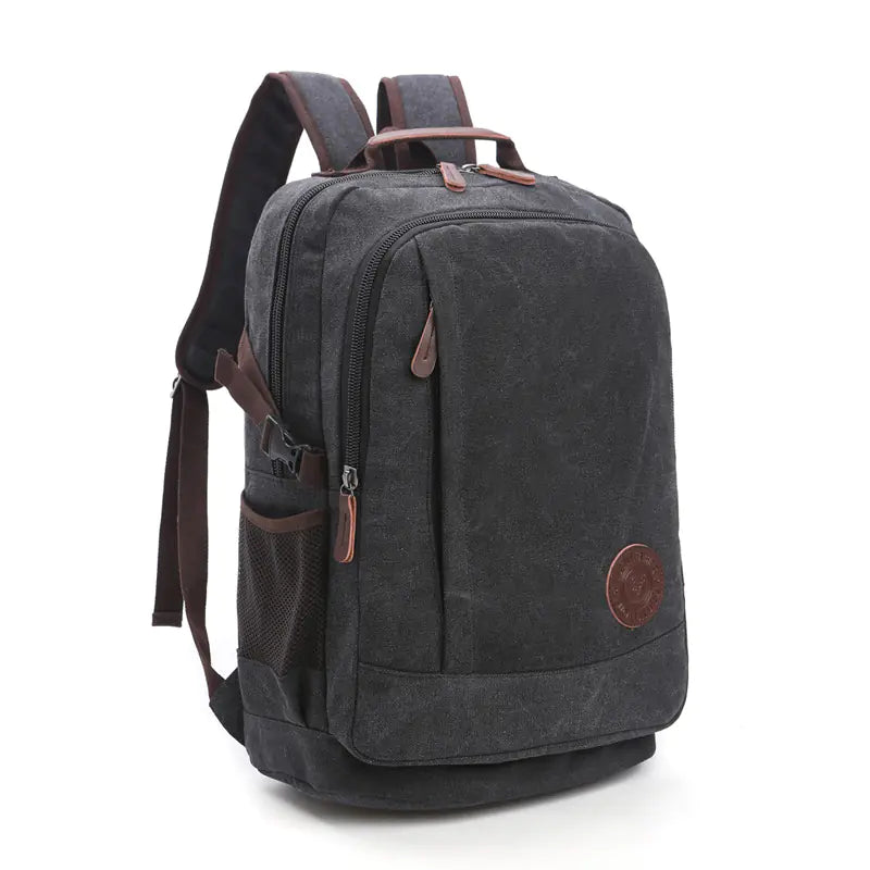 Large Capacity Wear-Resistant Canvas Backpacks