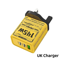 145W 3-Ports Phone Charger Ultra Fast Charging Type-C GaN USB-C QC 3.0 Super Charge Adapter For Huawei iPhone Samsung New