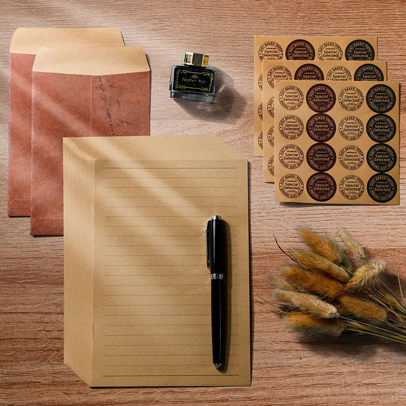 Vintage Kraft Paper Envelopes for Office Supplies